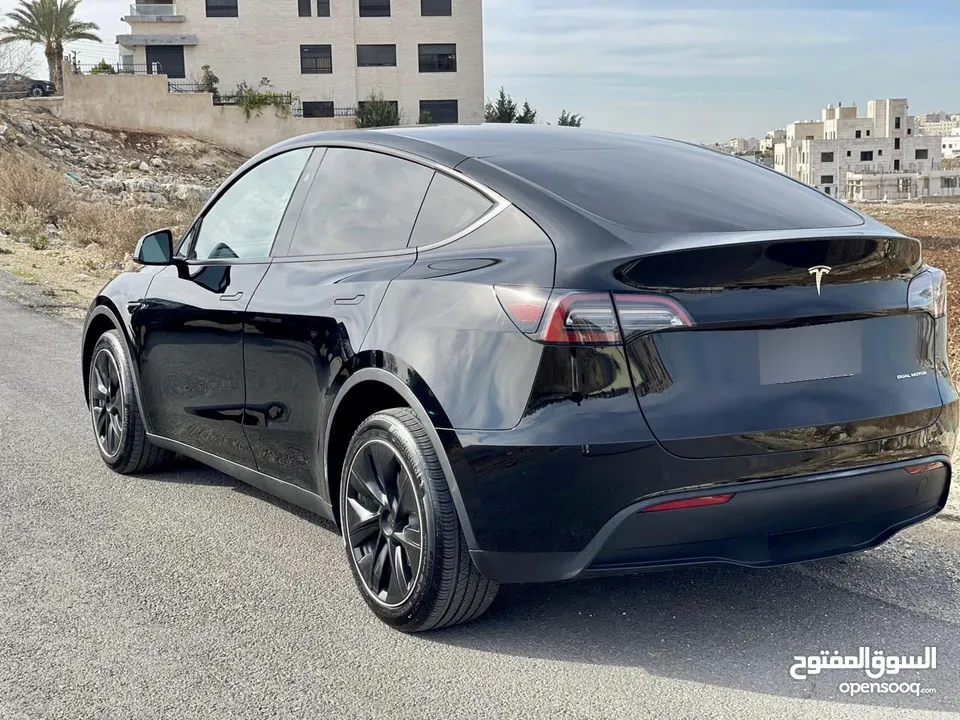تيسلا موديل Y LONG RANGE DUAL MOTOR 2023  فحص كامل اعلى مواصفات