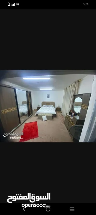 للبيع غرفة نوم كاملة بحالة جيدة جدا مستعملة تفصيل خشب تقيل وليست تجارية