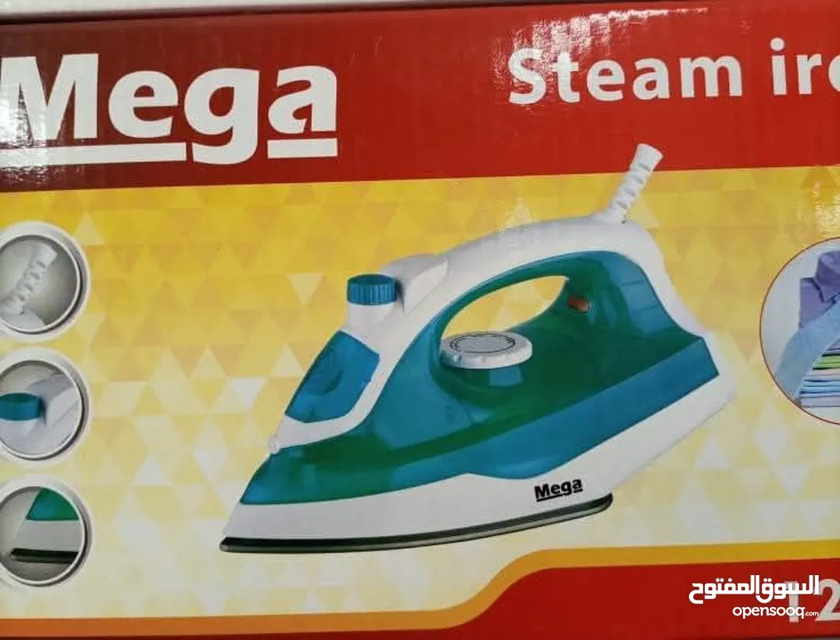 مكواة البخار Mega – موديل PL-188  الحل المثالي لإطلالة مرتبة وأنيقة كل يوم!
