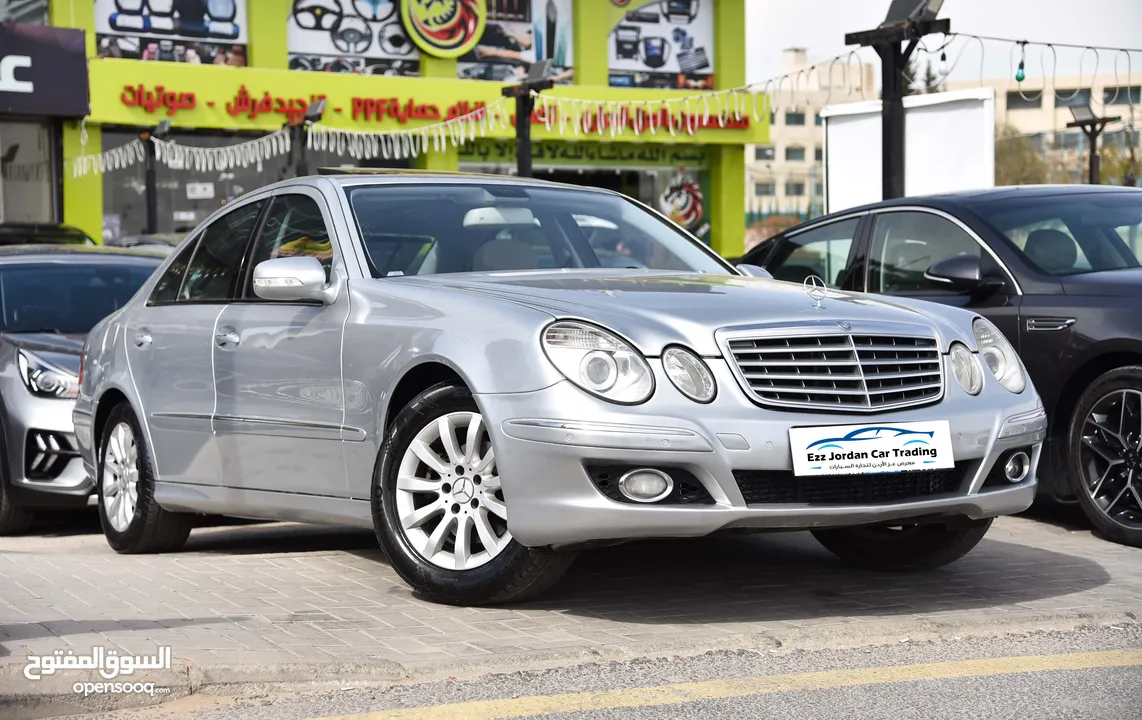 مرسيدس E200 بحالة الوكالة Mercedes E200 Kompressor 2007