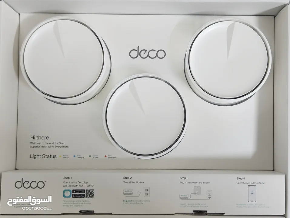 deco Whole Home Mesh WiFi 6 System AX3000 Deco X50 (3-pack).