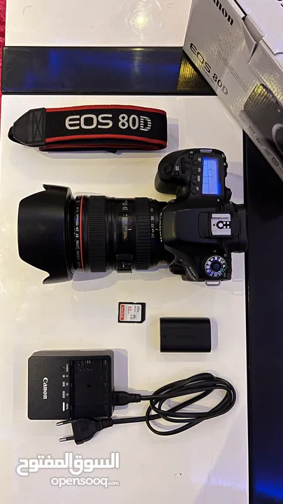 Canon 80D عدسه 24-105 فل فريم