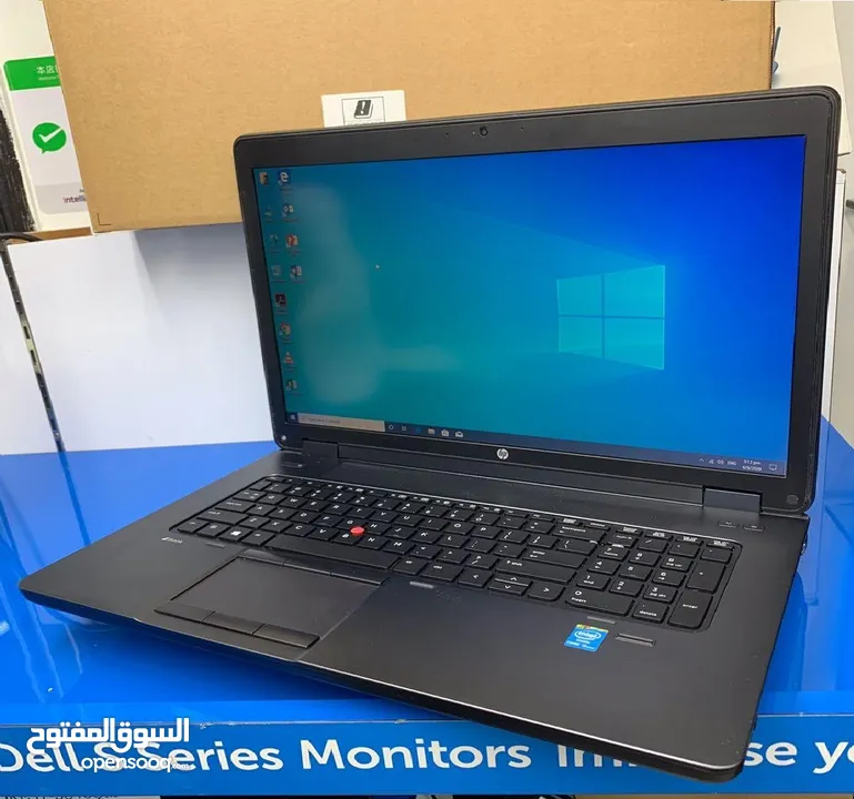 لابتوب الوحش HP ZBOOK ، شاشة عملاقة 17.3، كارت شاشة خارجي للإلعاب ، كور i7 ، رام 8 كيكا ، SSD 256