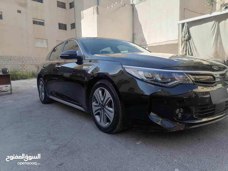 كيا اوبتيما KIA Optima 2017 لون اسود بحالة الوكاله استخدام شخصي البيع كاش