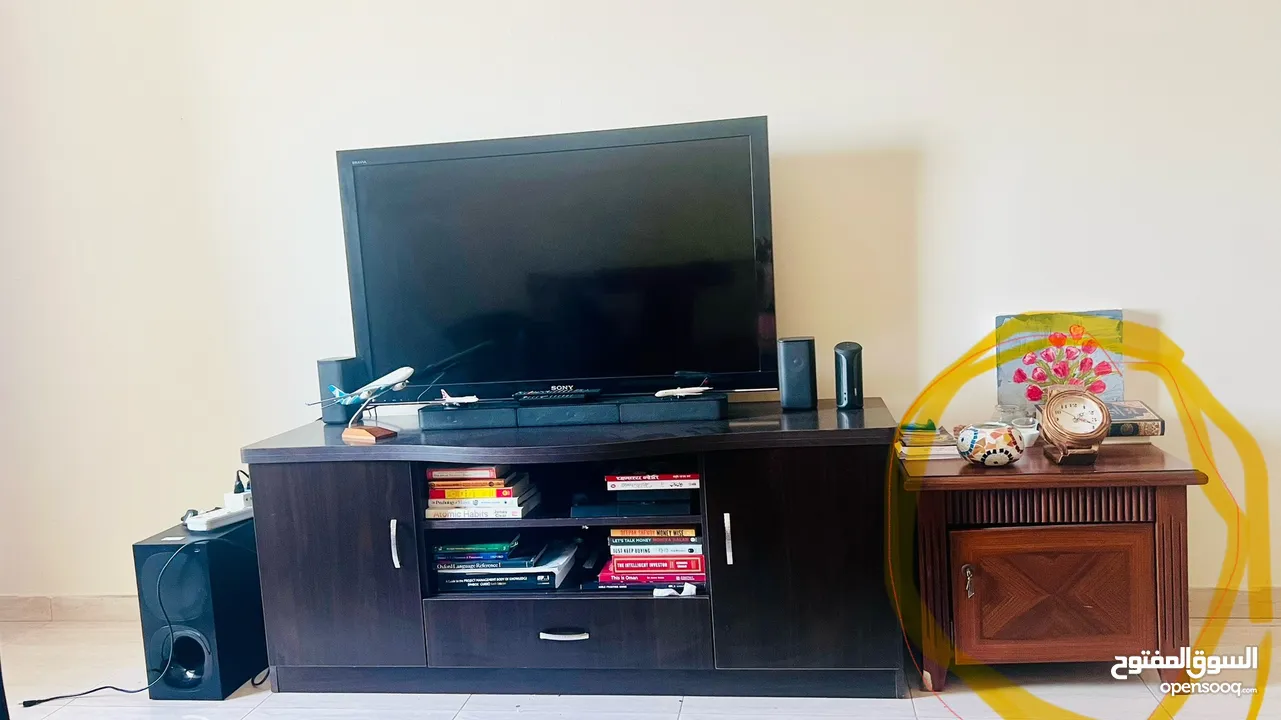 TV console and side table