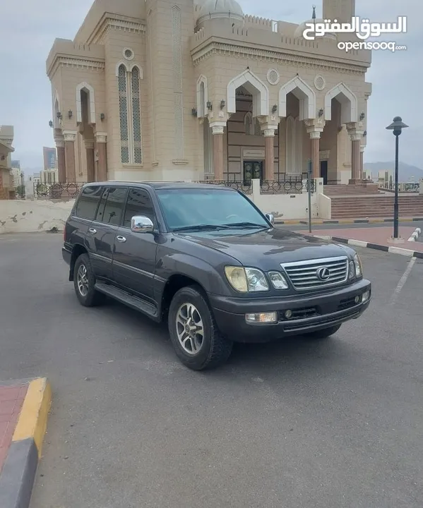 DHS 24000/= 2003 LEXUS LX470 - LX 470 - FULL OPTION مسرفس بالكامل  - بحالة ممتازة جداً