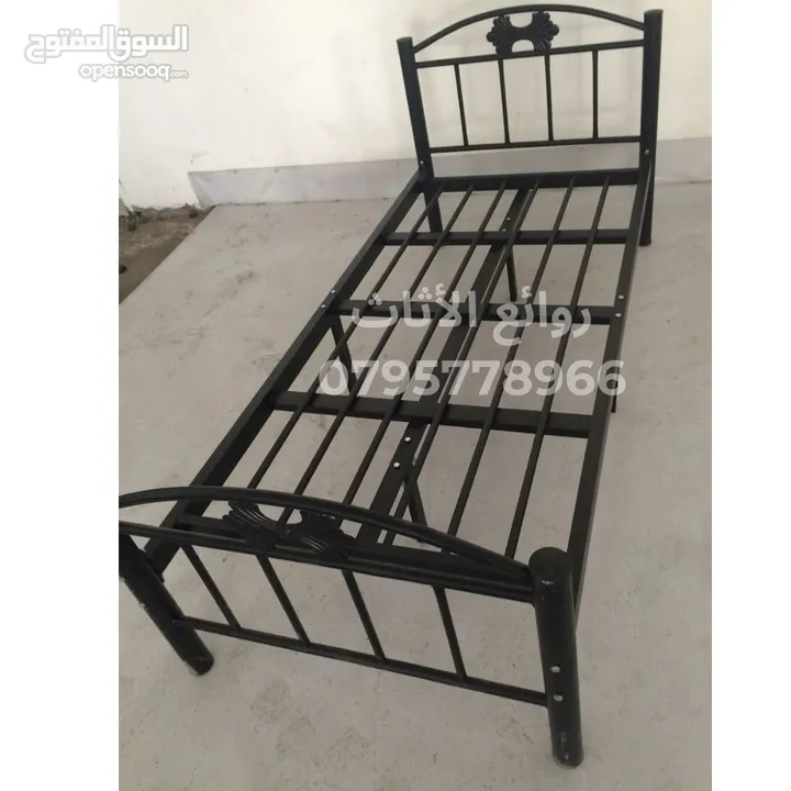 روائع الأثاث المعدني تخت حديد سرير حديد. مفرد. مجوز. مفرد ونص. طابقين.