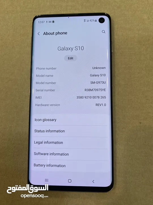 Samsung galaxy s10 , سامسونج كلاجسي س 10