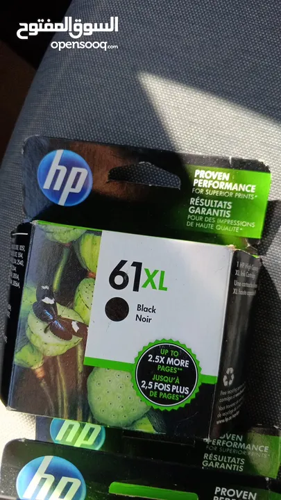 حبر طابعة HP  و canon  السعر يشمل كل الكمية بالصورة