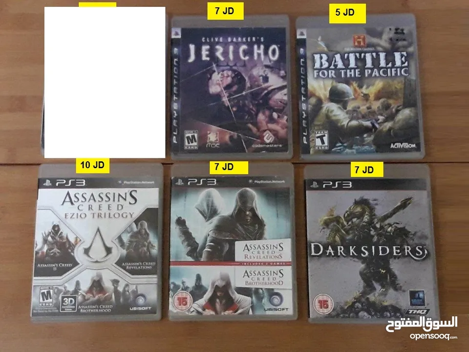 سيديات بلايستيشن 3 للبيع Playstation 3 games