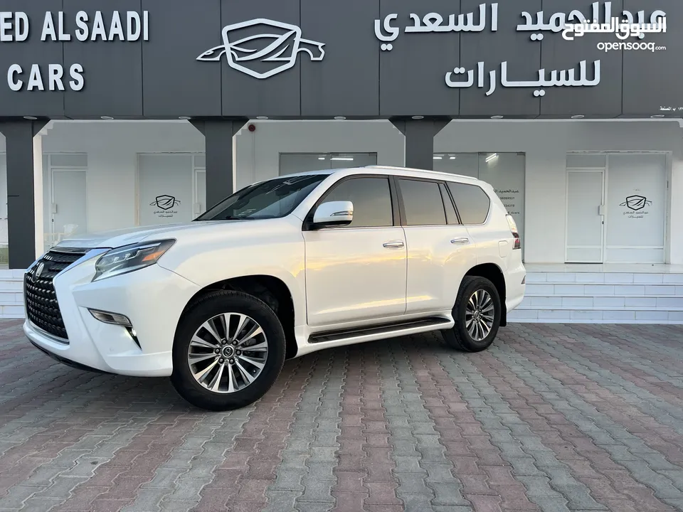 لكزس GX460 رقم واحد ابيض 2020