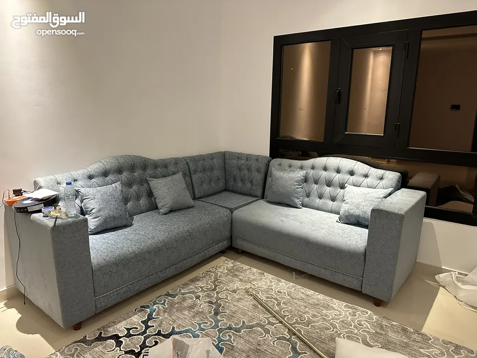 New sofa only for 100 rial just bought a 3 days ago - (221149294) | السوق  المفتوح
