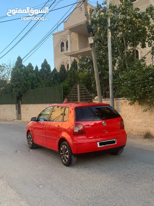 بولو 2005 اتوماتيك فحص ممتاز ولا ضربه جير ومتور بحالة ممتازة رخصة وتأمين موجوده بالخليل