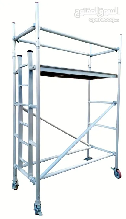 Aluminum scaffolding and ladders