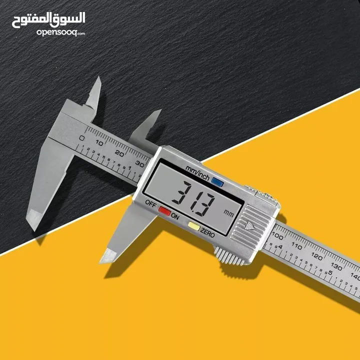 كليبر 150 ملم Carbon Fiber Vernier Caliper -
