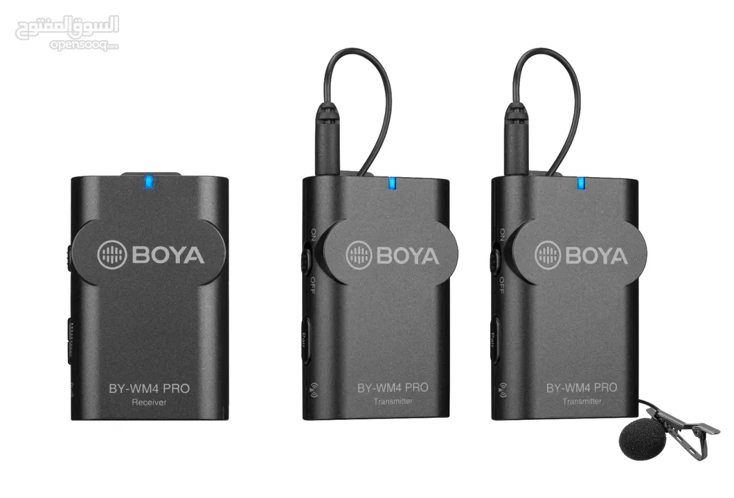 Boya Wireless By-WM4pro ميكروفون من بويا ويرلس    AUX