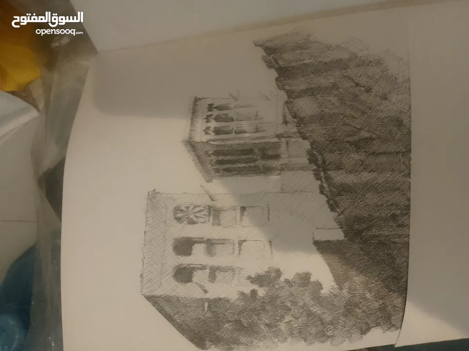 رسم بيد الرسم العراقي توراث العراق مع توقيع رسم بيد عن العراق وثقافه