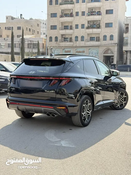 هونداي توسان NLine ترخيص 2022 محرك 1600 هايبرد plug in/يقطع على الشحنه 65 كيلو متر 271 حصان