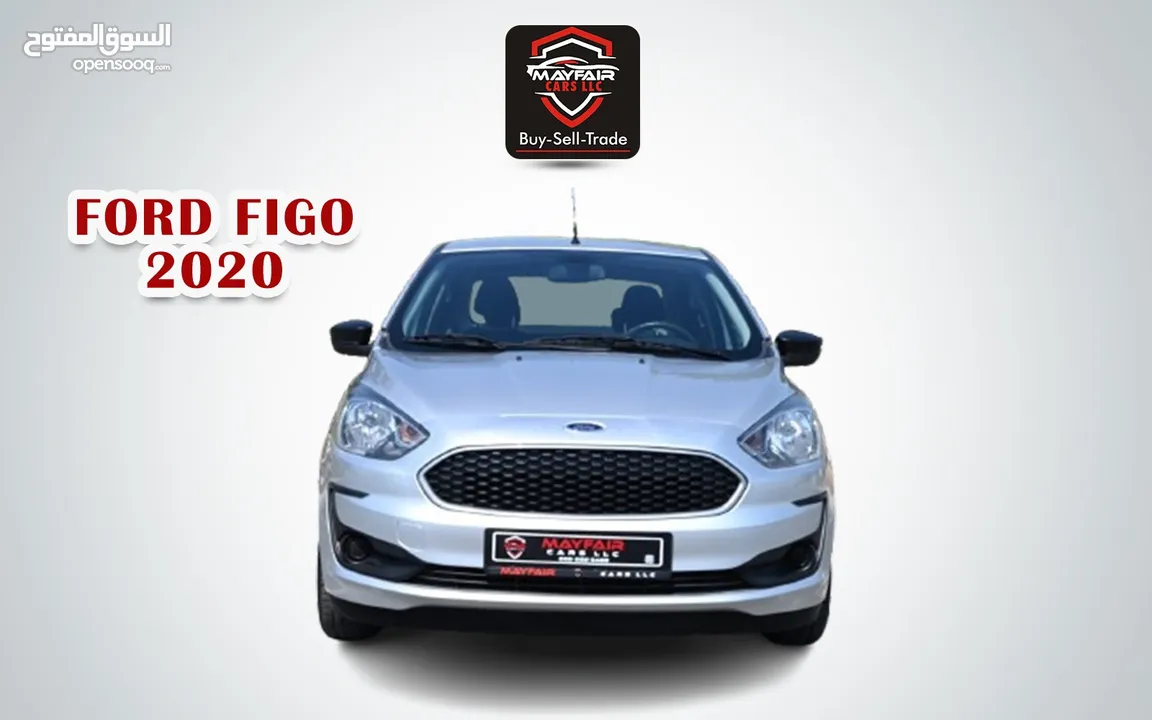 0% DP - LOW MILEAGE - FORD FIGO 1.6L V4 2020  - FIRST OWNER - ORIGINAL PAINT - GCC SPECS