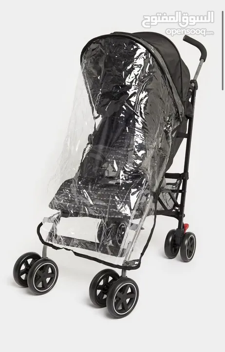 عرباية  اطفال mothercare لون اسود ورمادي