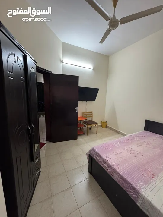 Furnished room with an attached bathroom available for rent in Hoora,