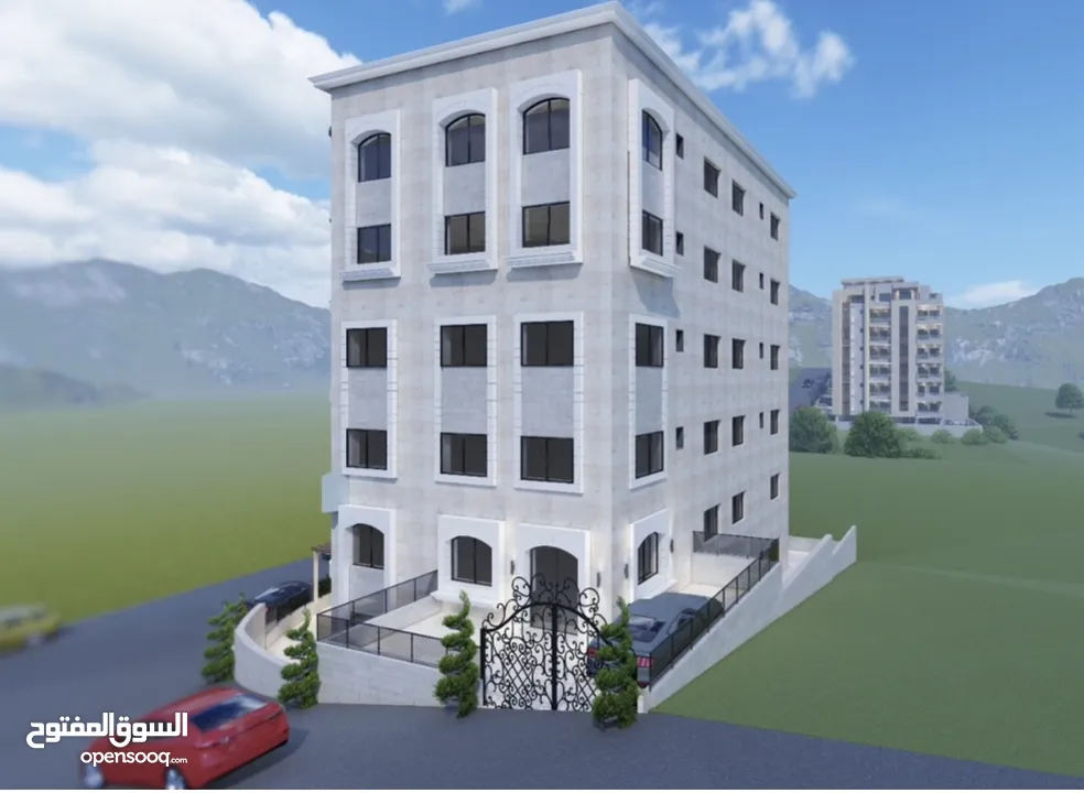 عماره مميزه قيد الإنشاء في أجمل مناطق نابلس العامريه