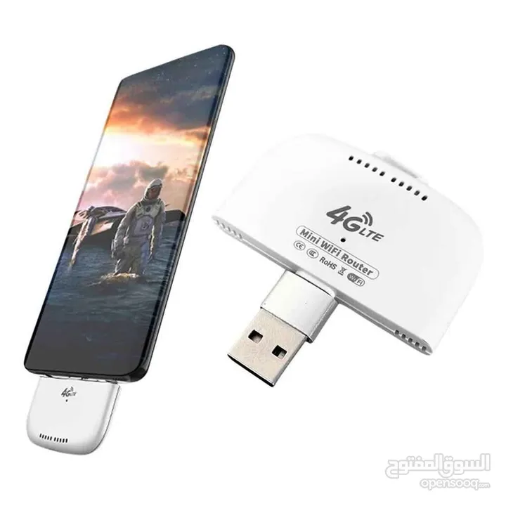 مودم واي فاي عالي السرعة 4G LTE مع محول USB