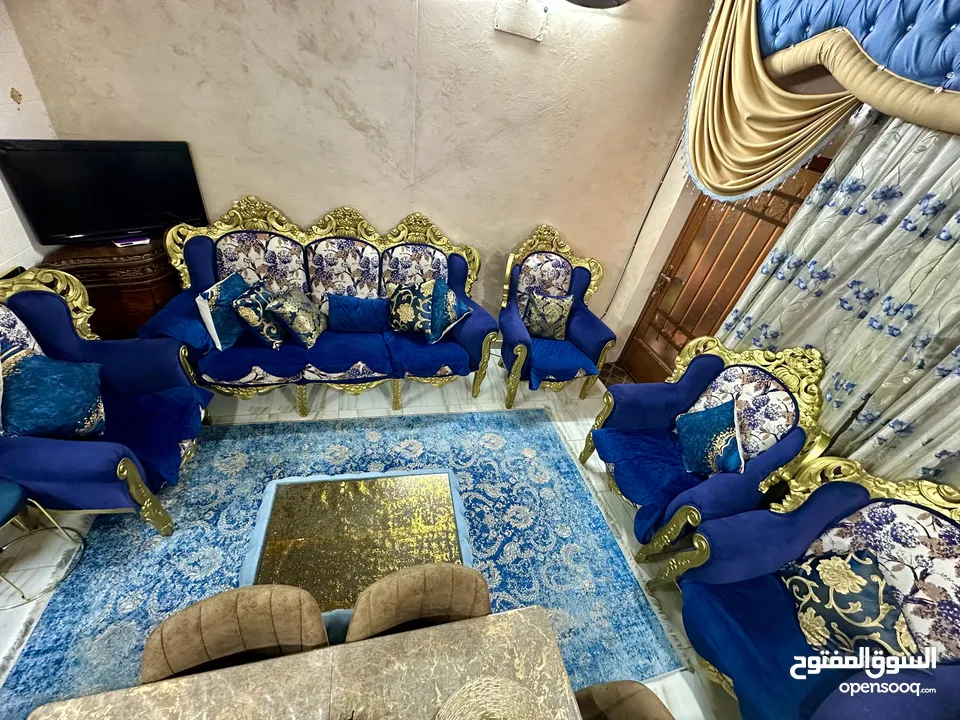 طقم كنب شبه جديد