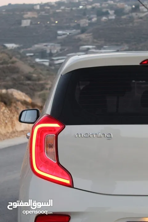 كيا بيكانتو GT-line 2020 للبيع ترخيص وتامين فل اللون ابيض نظيفة وحبة نادرة