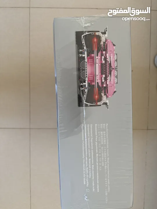 6+ Lego Bugatti pink 420km/h 2.4s(0~100kmh 4 Wheel drive 3618 pcs