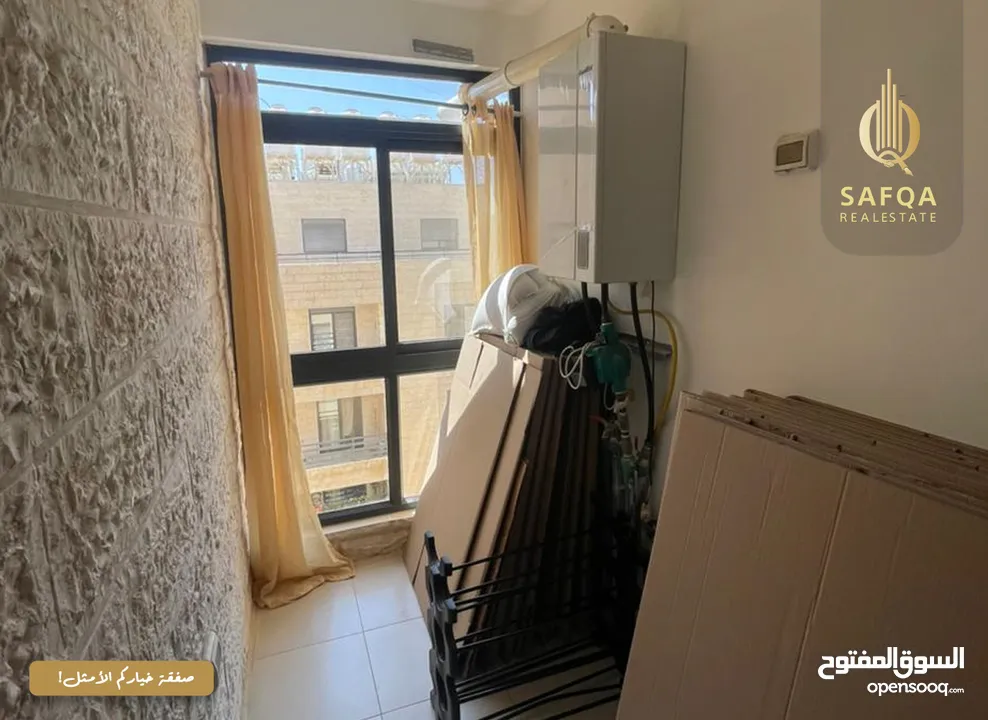 شقة مفروشة مميزة وواسعة مفتوحة من 3 جهات  للبيع في الريحان