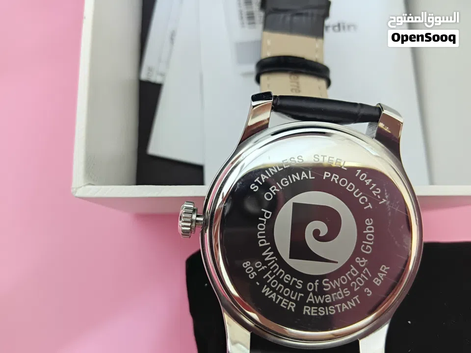 ساعة رجالي غير ملبوسة ماركة بيير كاردين اصلية