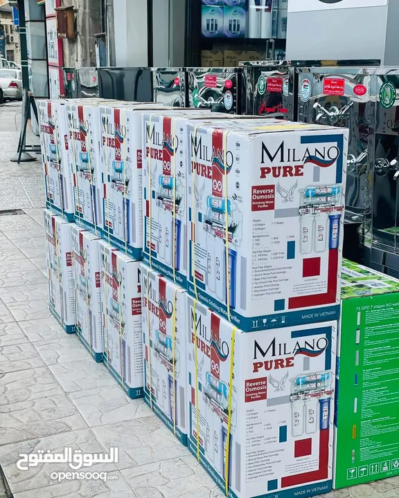 مبرد ماء عامودي ستانلس ستيل 304مع فلتر RO