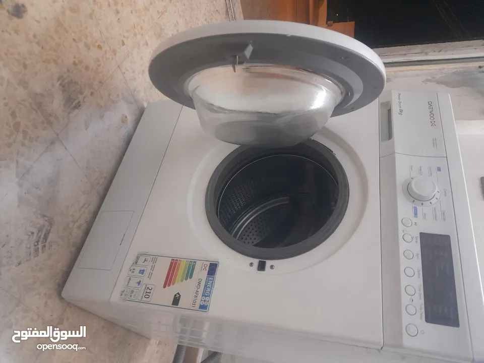 غسالة دايو بحال الوكاله 8 كيلو الموقع اربد بيت راس