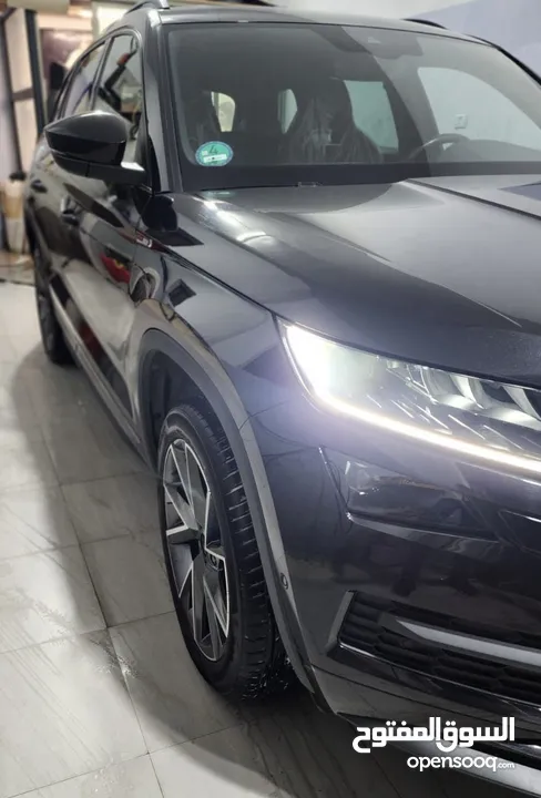 سكودا كودياك 2020 Skoda kodiaq spotr line full فتحة سقف بانوراما