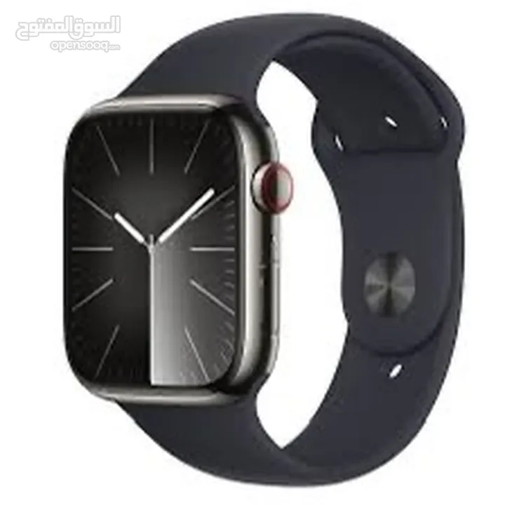 Apple Watch s9 45mm balck جديدة