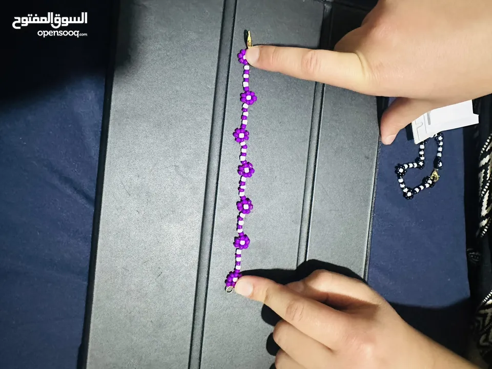 أساور خرز من عند رزان