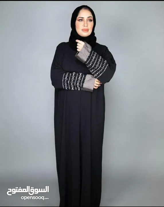 يوجد عبايات خليجيه للبيع جداد قماش وتطريز وشغل بحريني اصلي