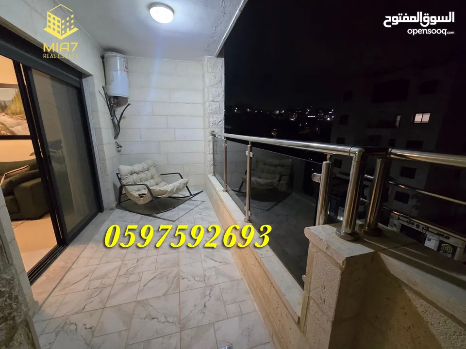 شقة فاخرة مفروشة للإيجار رام الله - الطيرة ( بطن الهوى ) قرب اسكانات طيبة 1 و 2