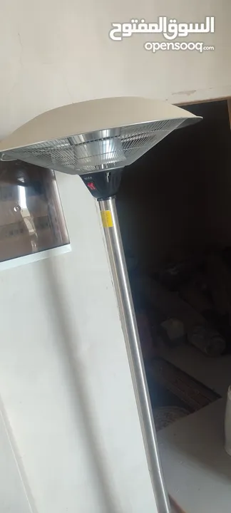 فرصة نادرة! مدفأة فناء عمودية احترافية 3000 واط (Patio Heater) للمطاعم والكافيهات – فقط بـ 130 شيكل!