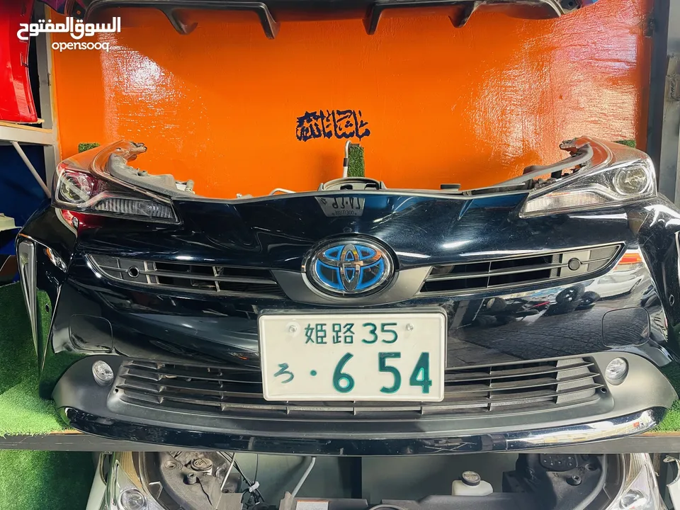 يتوفر قطع جميع القطع الواجهة اماميه تويوتا  بريوس 2019-2022  Toyota   prius 2019-2022