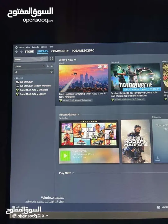 كمبييوتر جيمنج بحالةً ممتازة للبيع