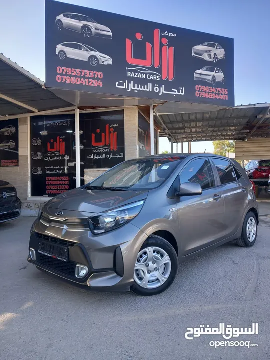 كيا بيكانتو موديل 2021 بدفعة اولى 500 دينار  على الهوية فقط