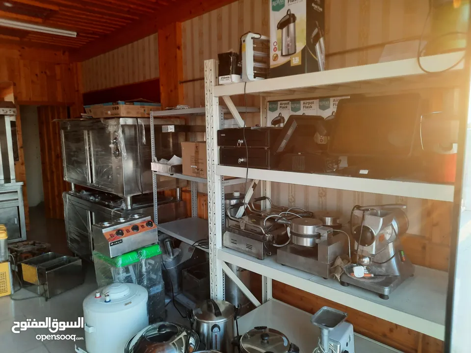 البيع ادوات المطاعم او المقاهي مستعمل أو جديدة  Rasturant equipment for sale used and new