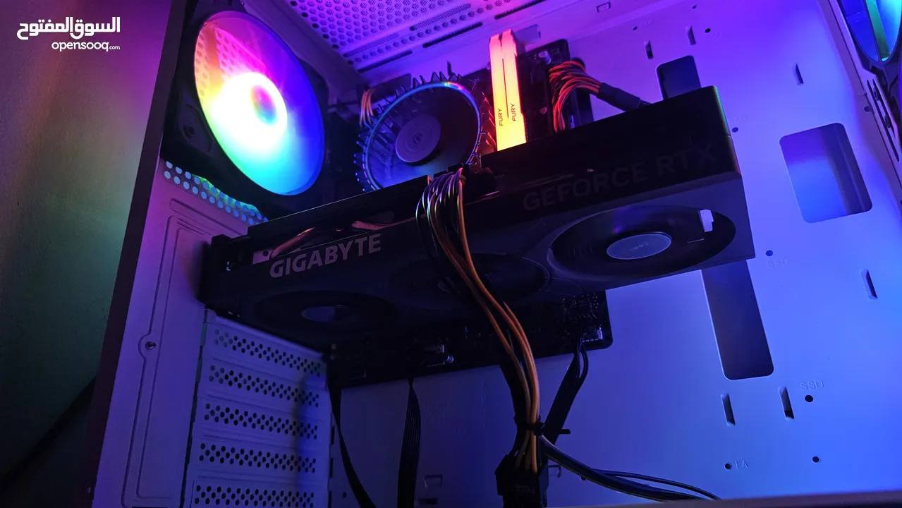 GAMING PC (RTX 4060 8GB , I5 12400F)احسن تجميعة  كمبيوتر العاب قوية  و رخيصة جدا