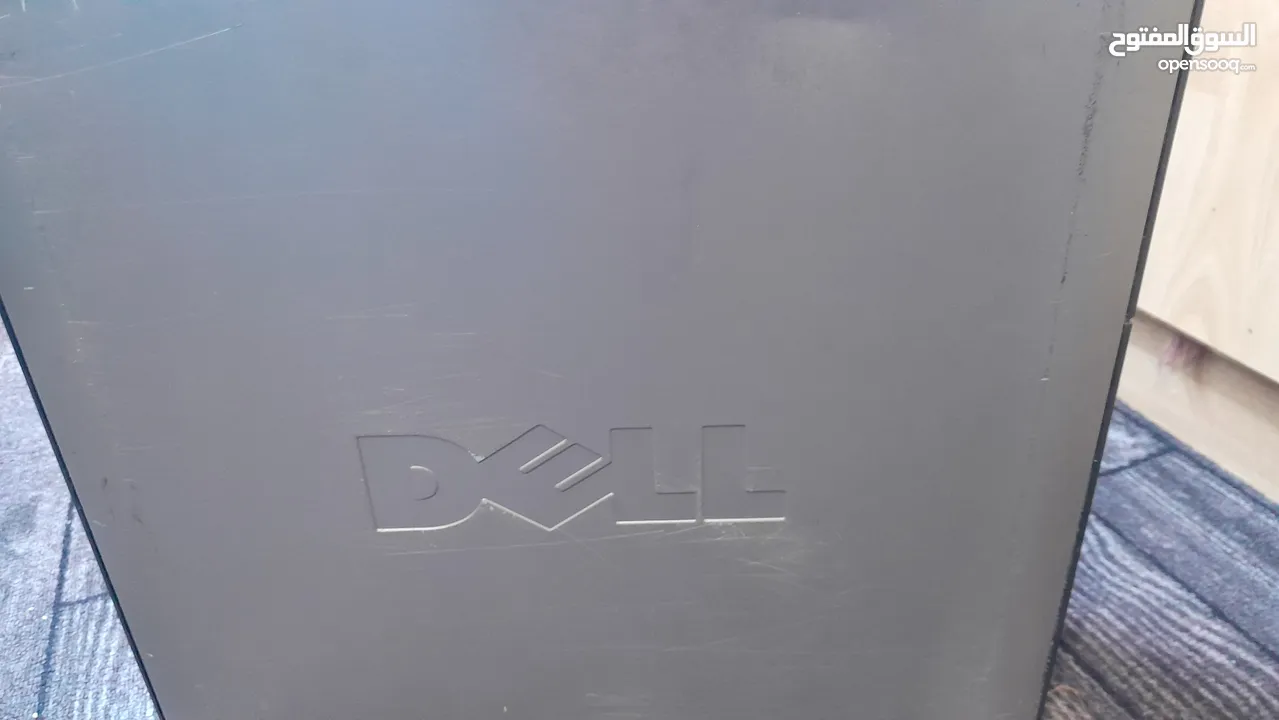 كمبيوتر نوع dell  4GB RAM Core i2المعالج 128 ssd  260GB مع شاشة وكيبورد وماوس