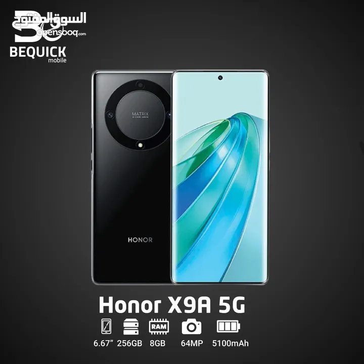 HONOR X9A 8RAM 256GB New /// هونور اكس 9 ايه 8 رام 256 جيجا مع