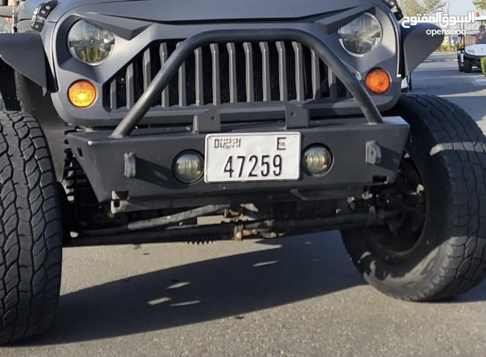 Jeep Wrangler JK steel front bumper