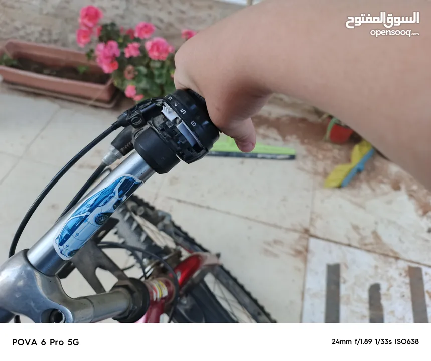 بسكليت ياباني أصلي مقاس 24 مع قفل امان ومع 6 غيارات والعجل الخلفي جديد قابل للتفاوض بشكل كبير بالسعر