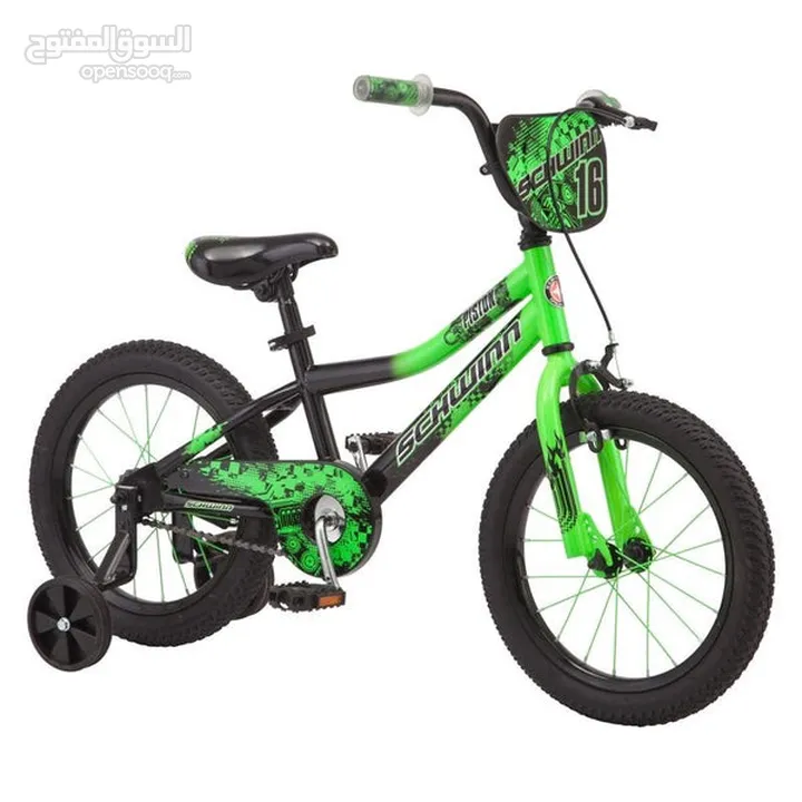 مع جزيرة الالعاب احصل على تجربة قيادة لا تُنسى مع دراجة Schwinn Piston 16" Kids' Bike  الامريكية